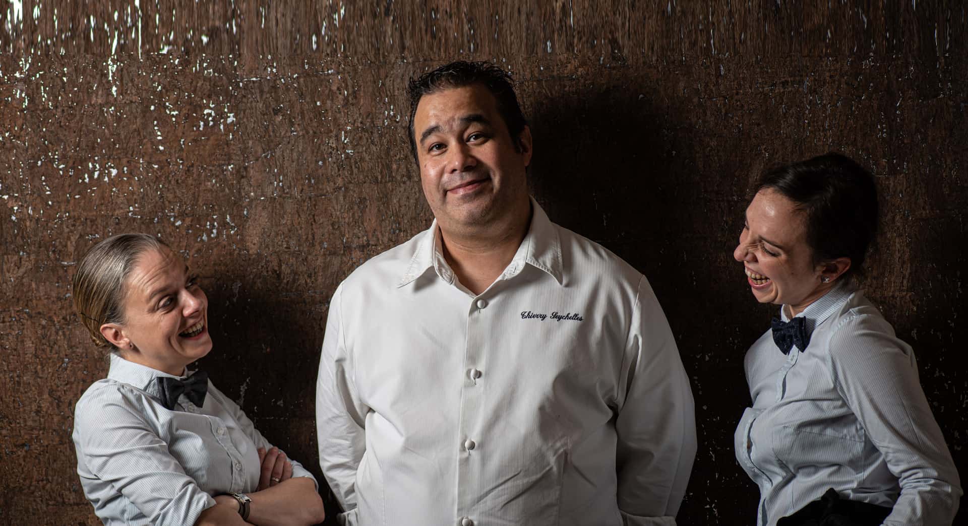 Sarah, Carine et Thierry Seychelles, le restaurant Le Roscanvec à Vannes